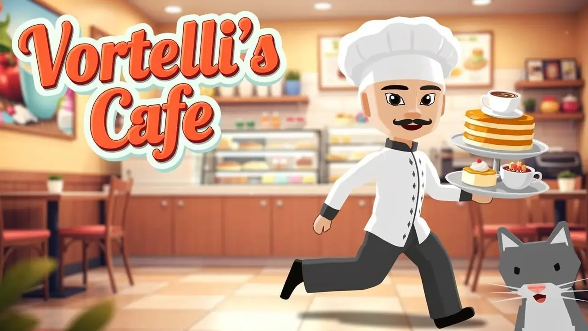 Vortelli's Cafe - 顶级餐厅模拟与时间管理挑战：在 Vortelli's Cafe 中烹饪珍馐，服务顾客并扩张你的美食版图。 游戏
