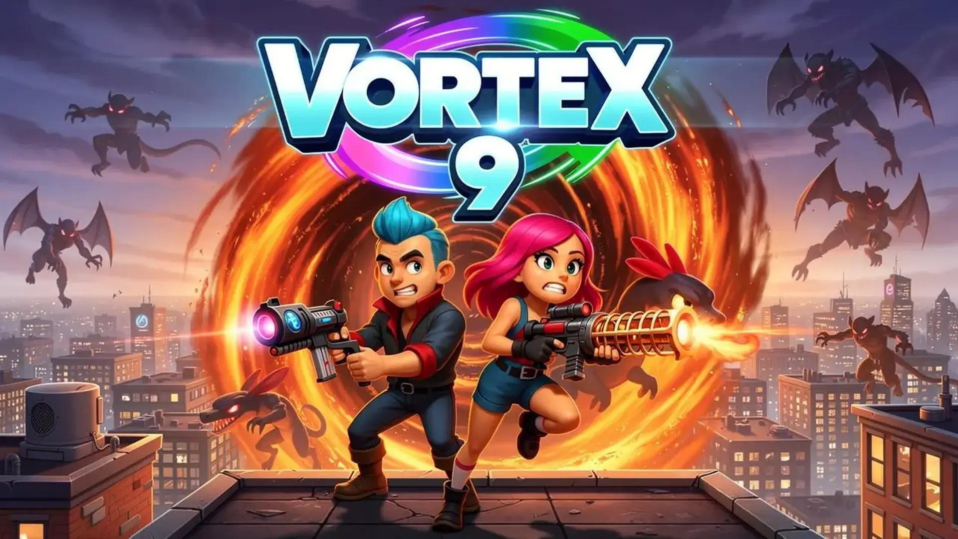 Vortex 9 - 爆笑第三人称射击乱斗，个性定制英雄，与好友称霸混沌战场！ 游戏