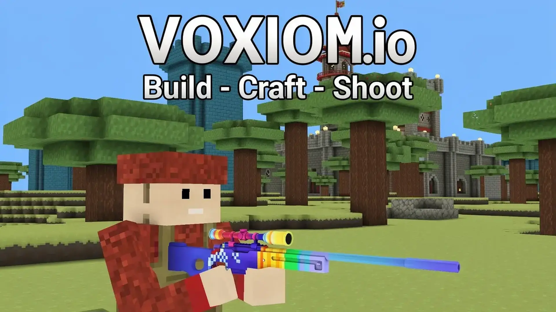 Voxiom.io - FPS Voxel Multijugador juego