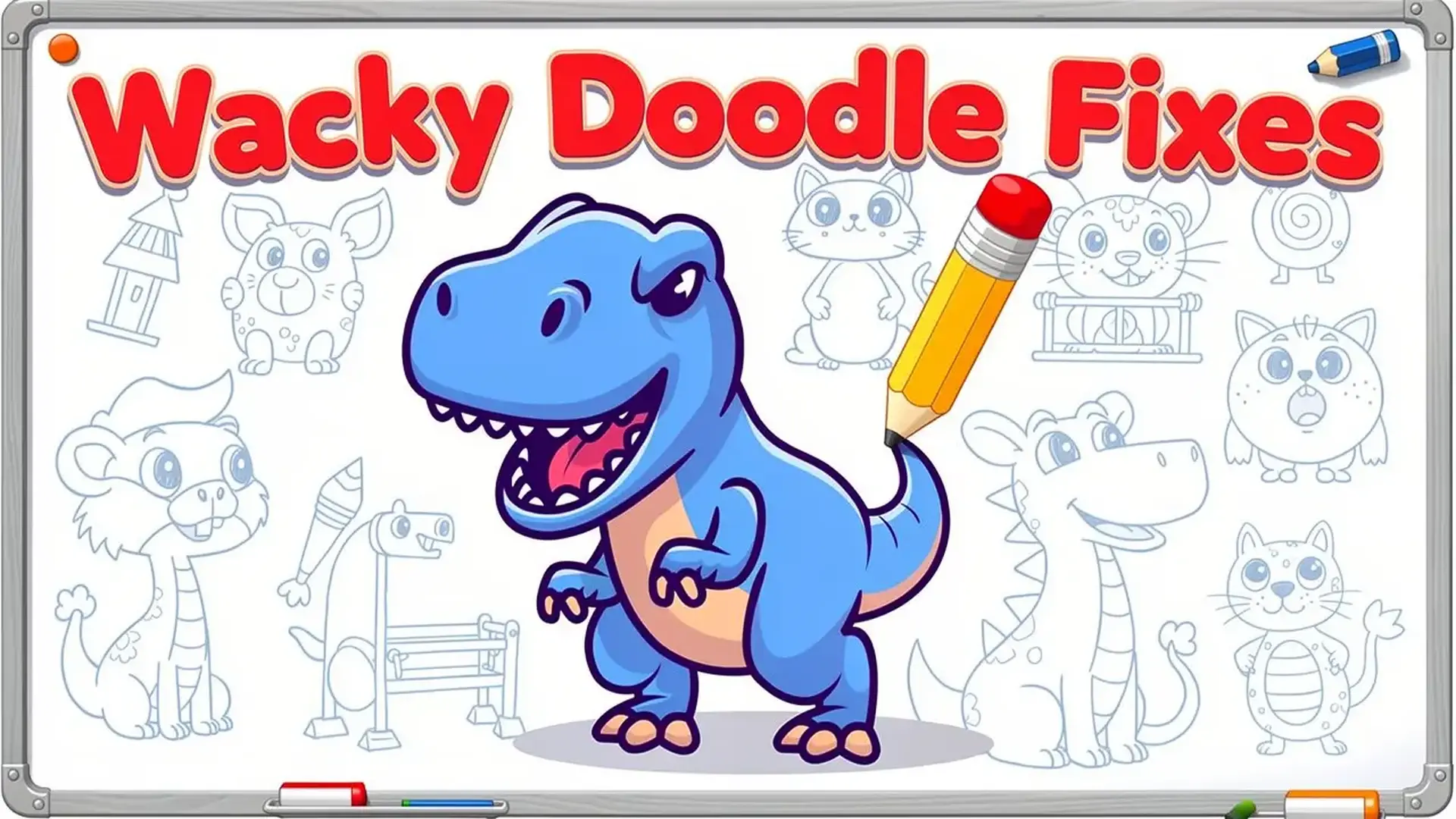 Wacky Doodle Fixes - Puzzles dibujo con giros juego