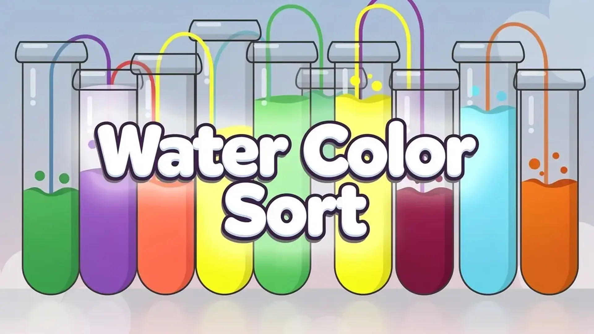Water Color Sort - Puzle lógica vibrante juego