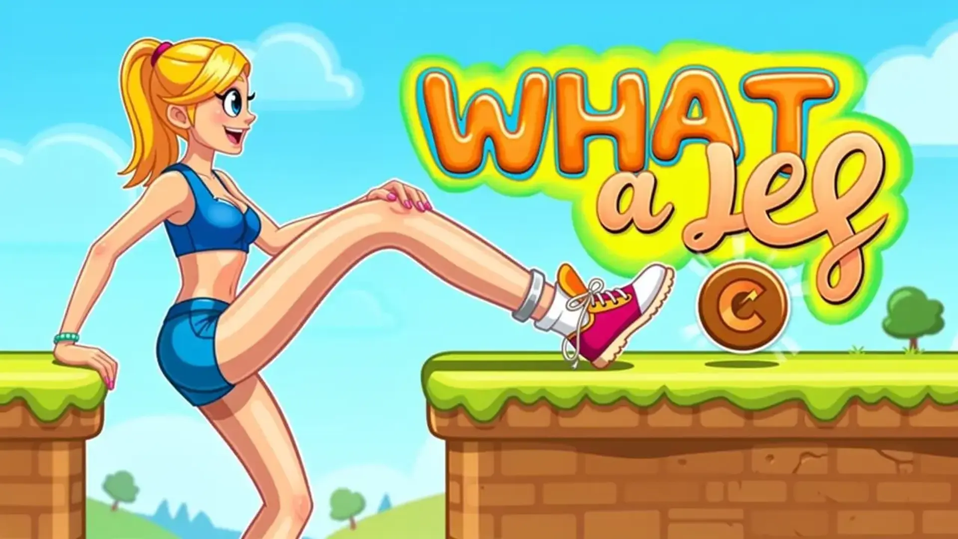 What a Leg - jeu de course et dessin