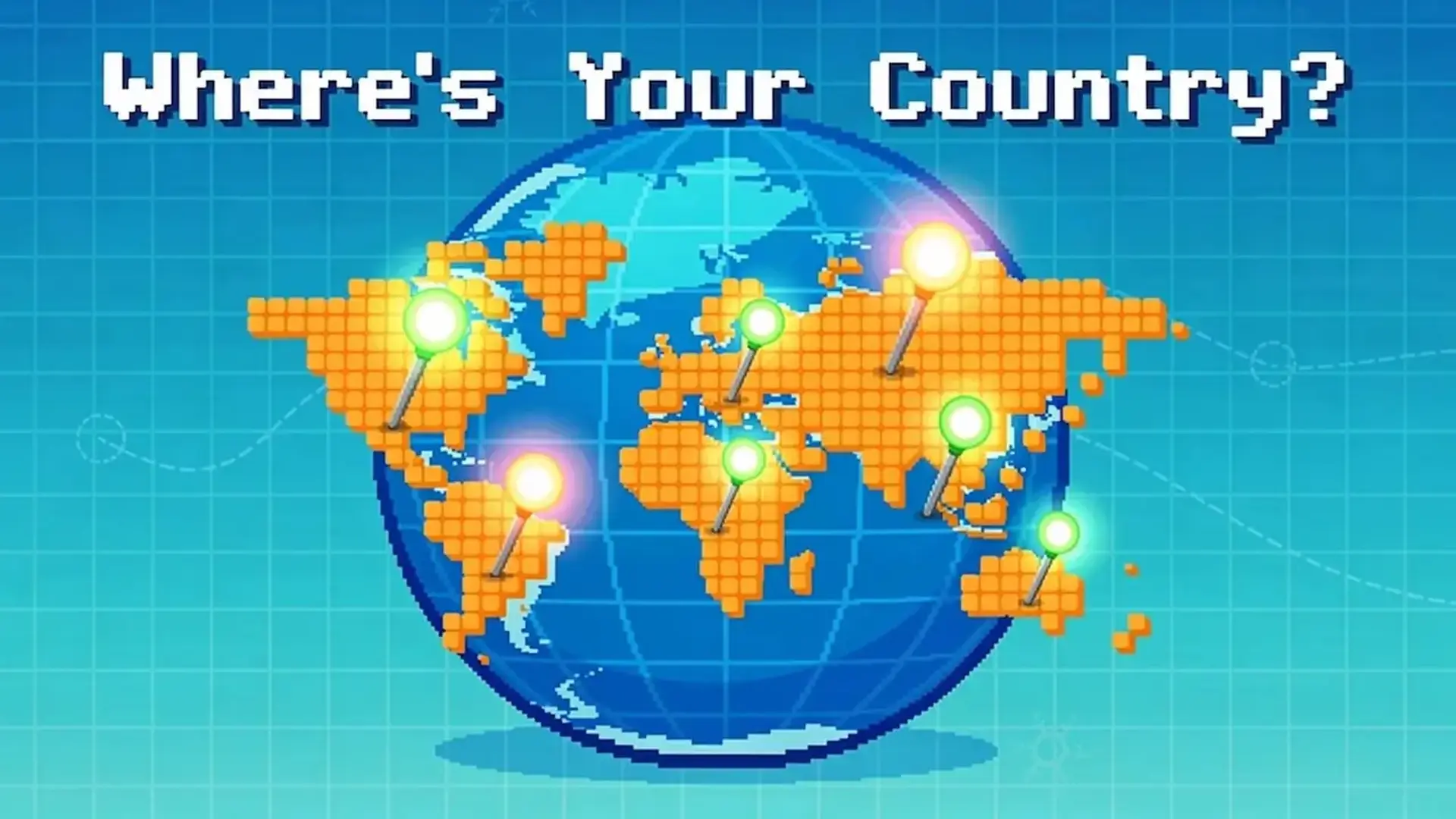 Where's Your Country? - 极速地理地图挑战：在全球地图上精准定位国家，开启地狱模式挑战你的地理知识与反应极限。 游戏