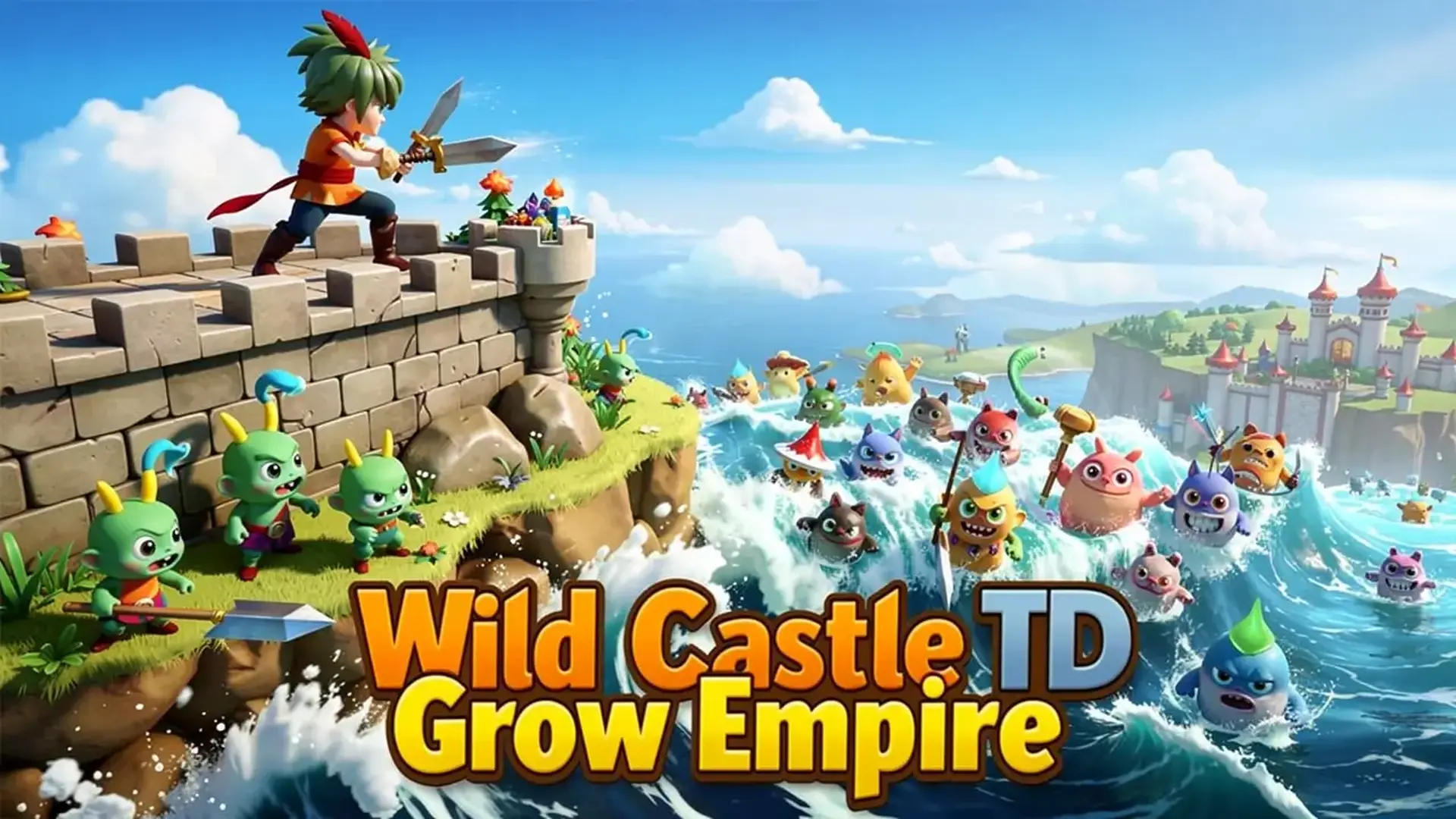 Wild Castle TD: Grow Empire - Defesa Torre Estratégica jogo
