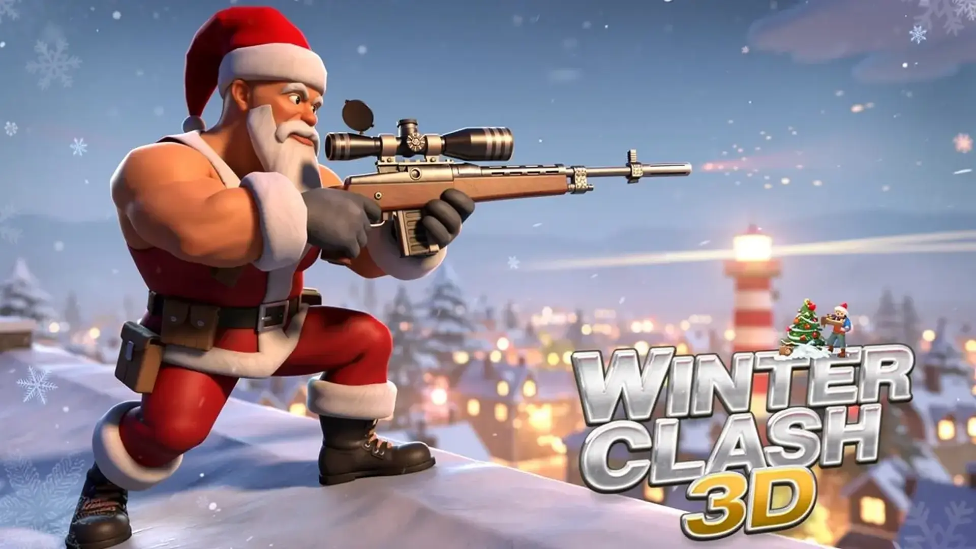 Winter Clash 3D - لعبة تصويب قوية
