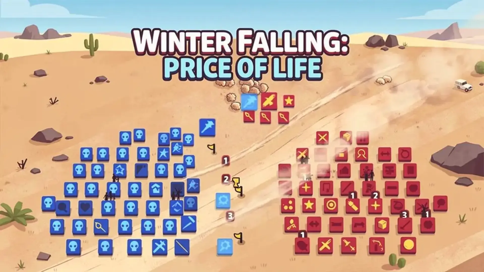 Winter Falling: Price of Life - management resources game