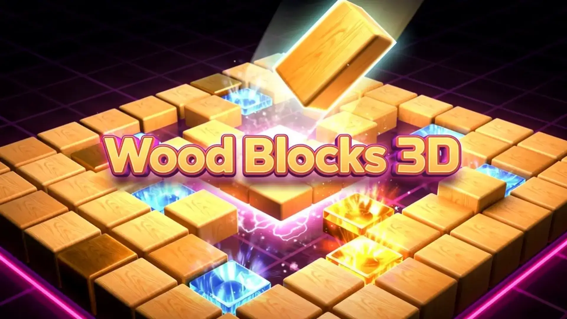 Wood Blocks 3D - 3D 空间逻辑拼图：通过旋转与精准放置立体木块，在极简视觉中挑战你的大脑极限与高分纪录。 游戏