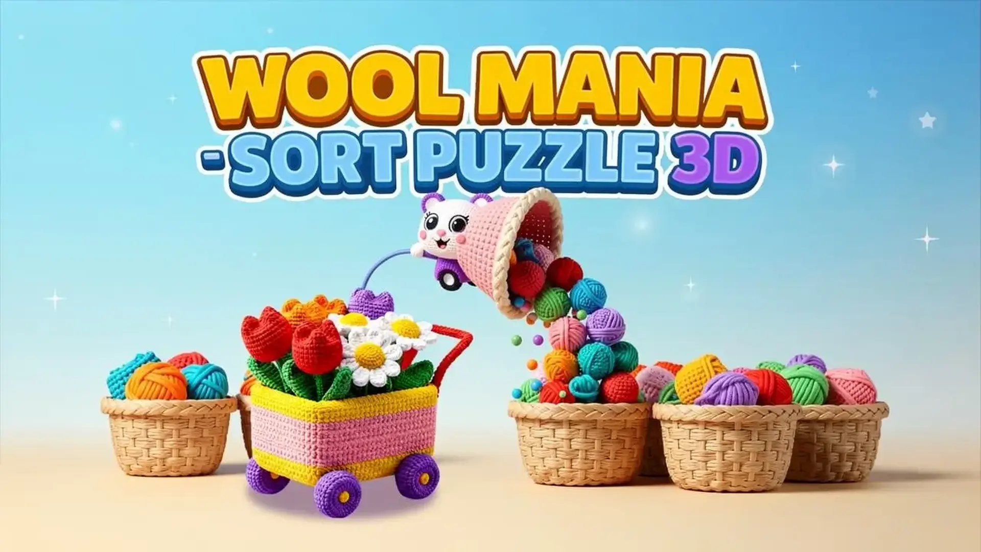 Wool Mania: Sort Puzzle 3D - Ordena Hilos 3D y juego