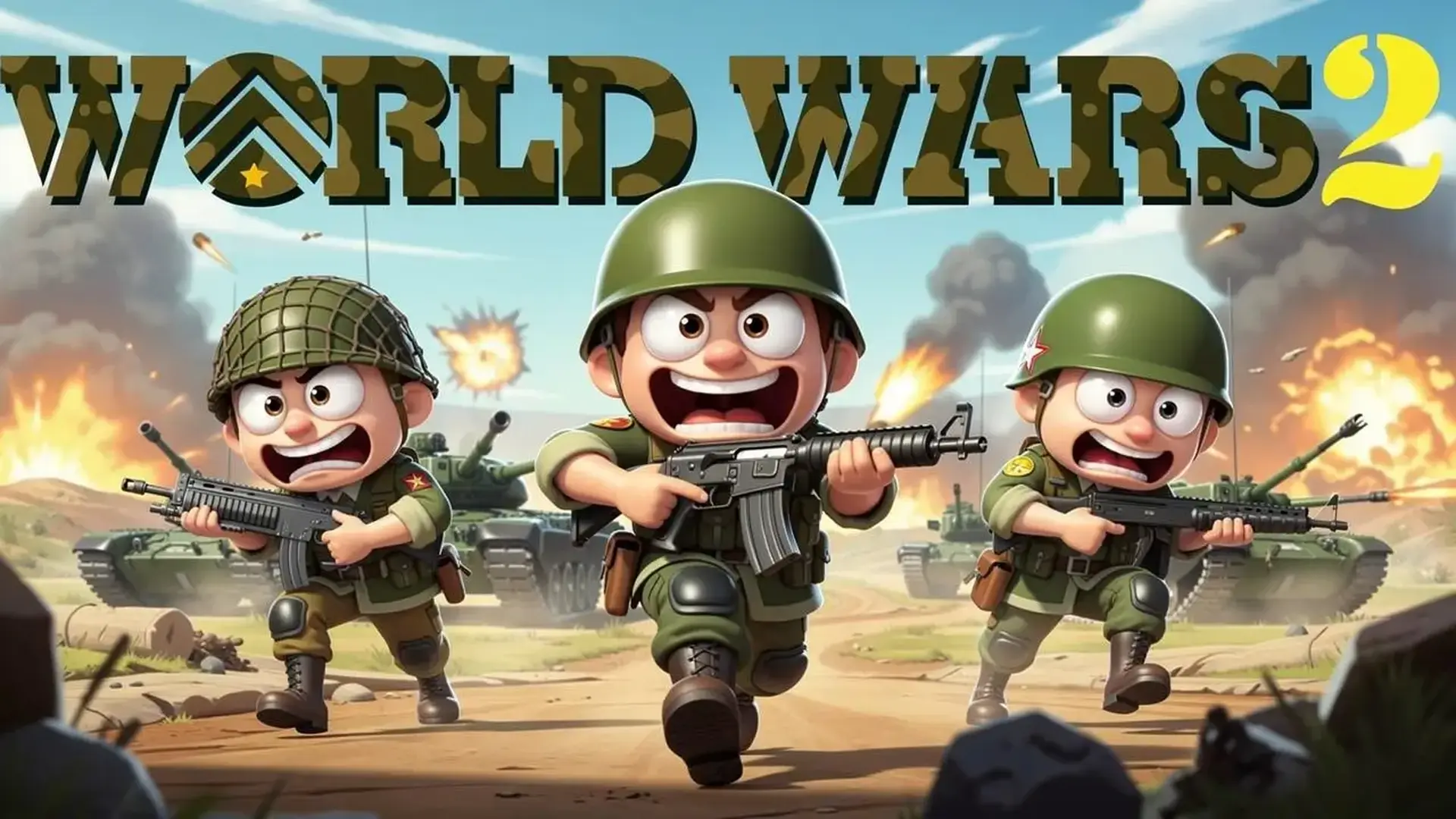World Wars 2 - Estrategia guerra con cartas juego
