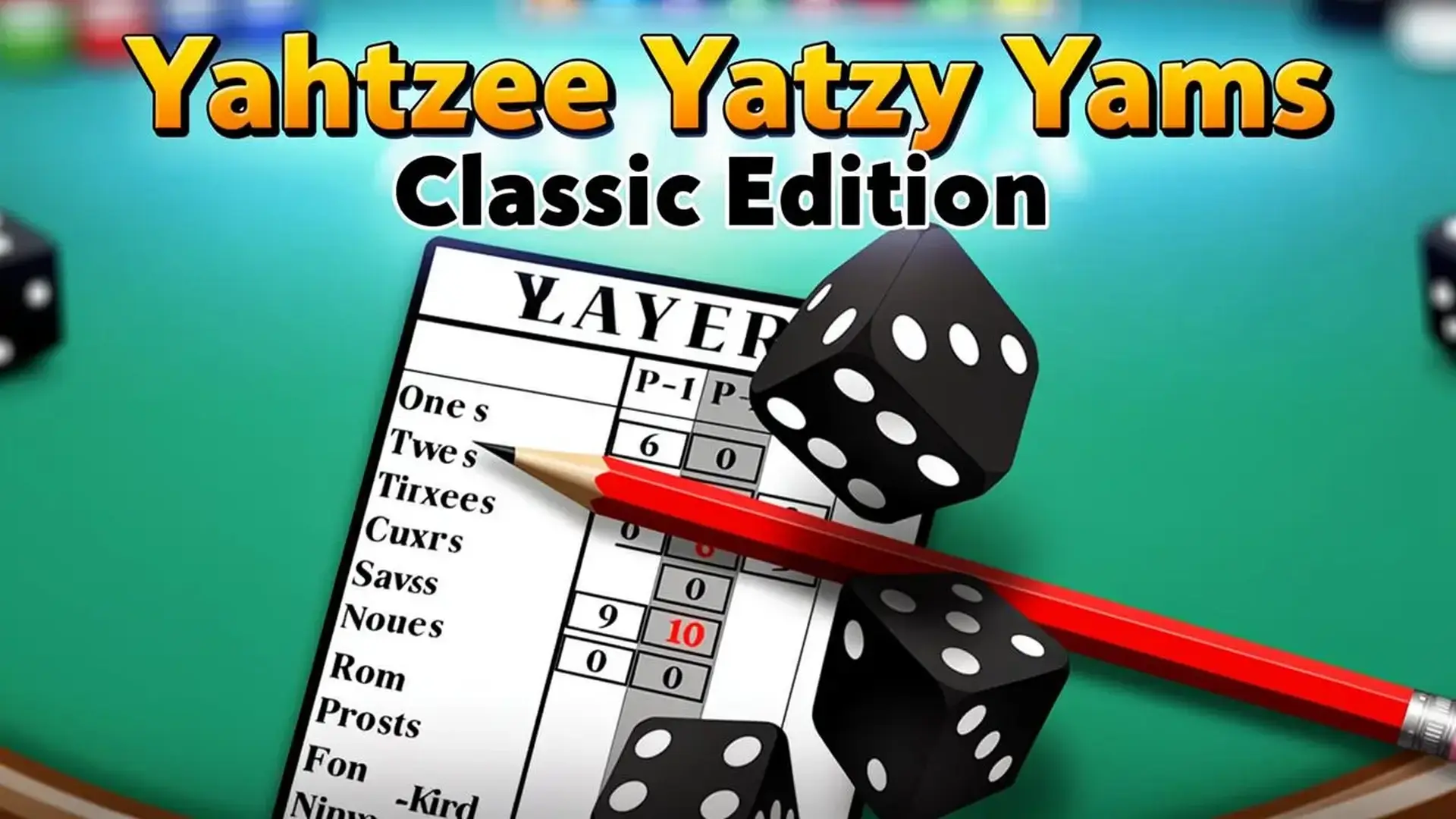 Yahtzee Yatzy Yams Classic Edition - dados clásico juego