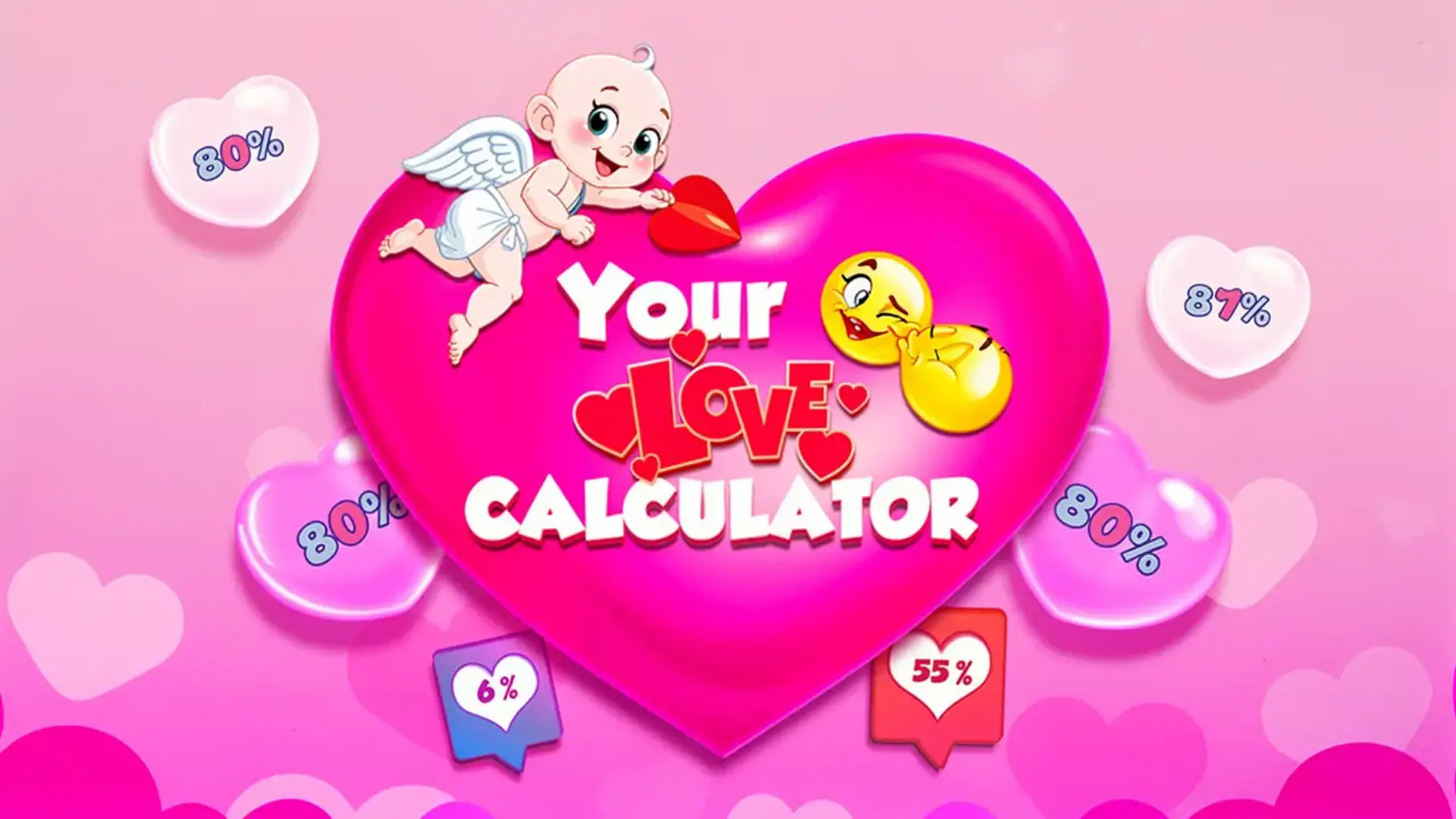 Your Love Calculator - 模拟恋爱契合度测试：设计专属角色并解锁时尚穿搭，探索属于你的隐藏浪漫剧情。 游戏