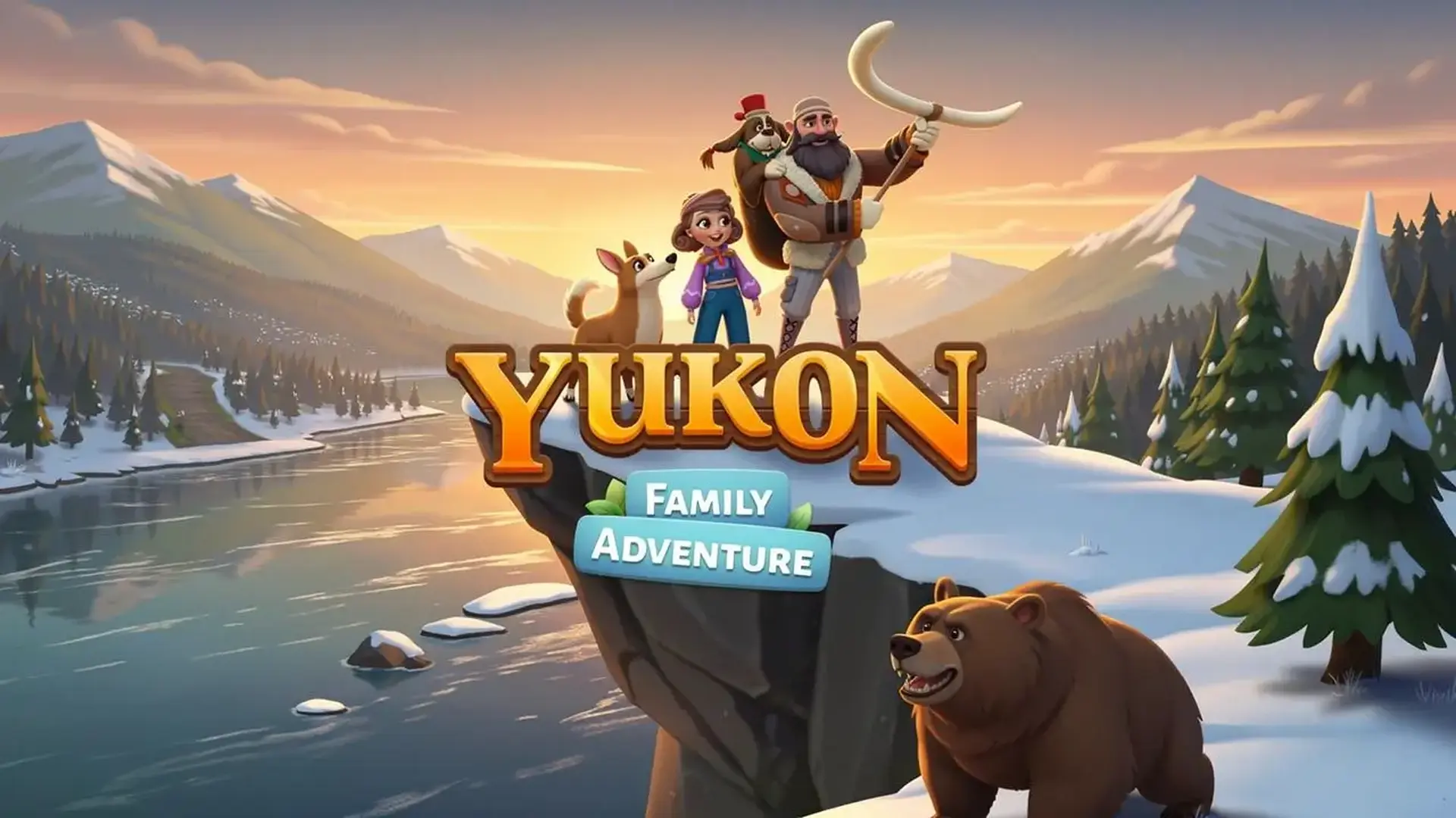 Yukon: Family Adventure - Simulación granja y puzles juego