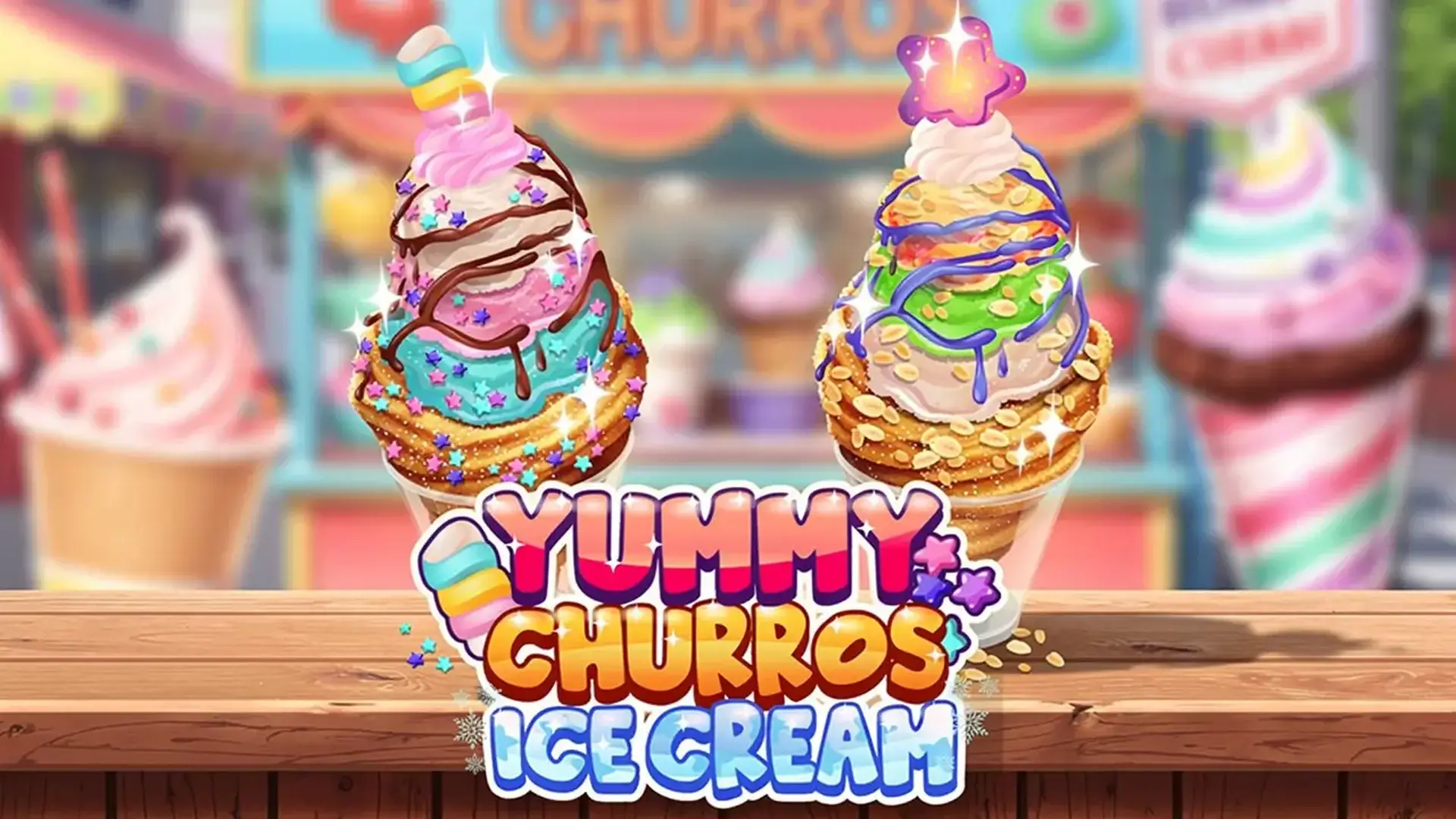 Yummy Churros Ice Cream - Simulador cocina juego