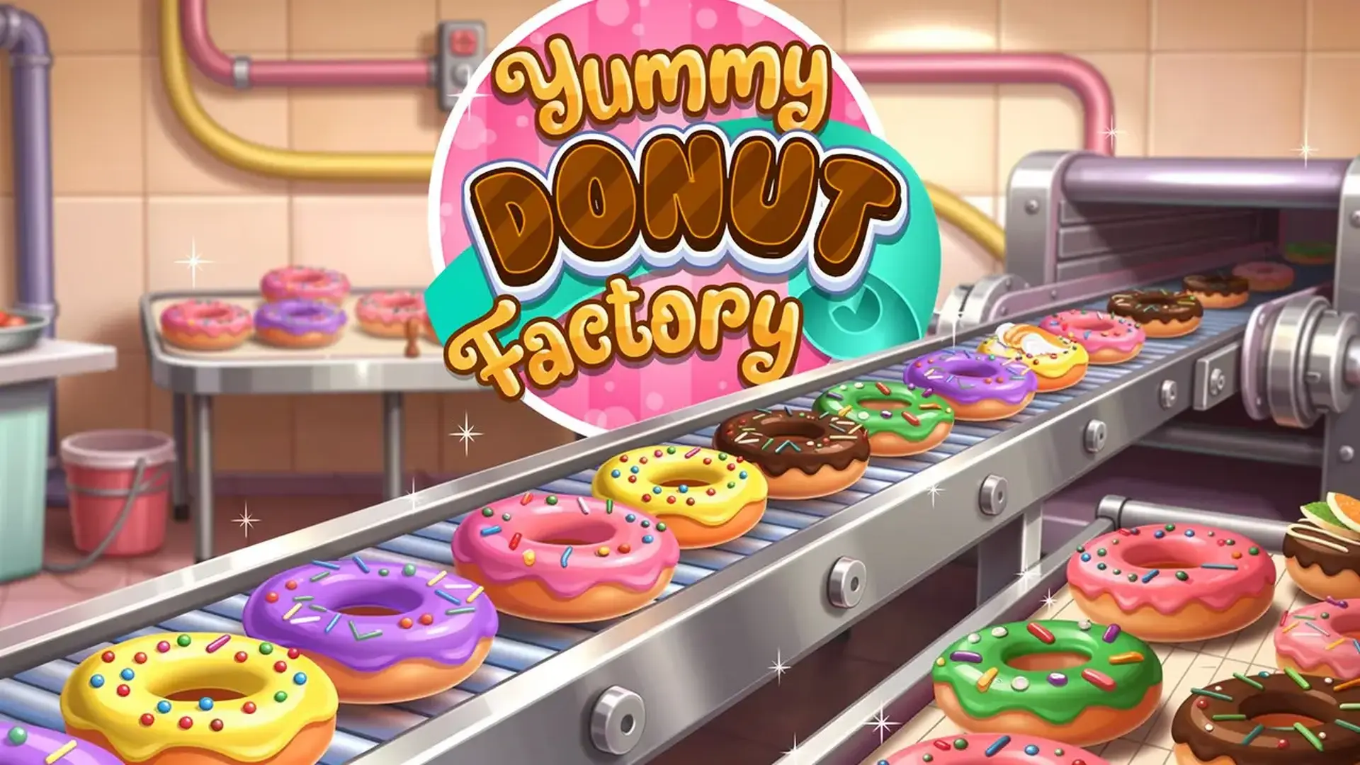 Yummy Donut Factory - 【创意经营模拟】从调配面糊到精致装饰，亲手打造梦幻甜品，展现你的顶级烘焙天赋。 游戏