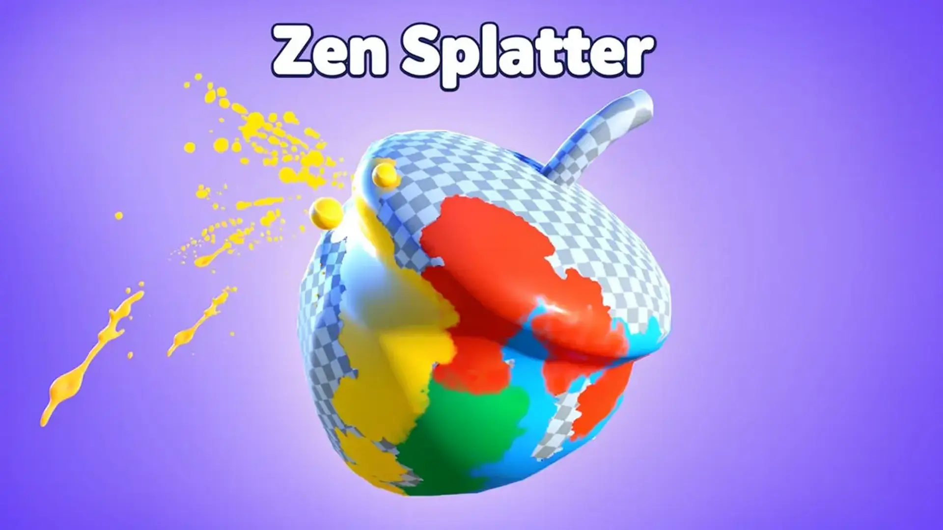 Zen Splatter - 治愈系3D上色解谜：在无干扰的空间中挑战100%涂色进度，释放艺术创意。 游戏