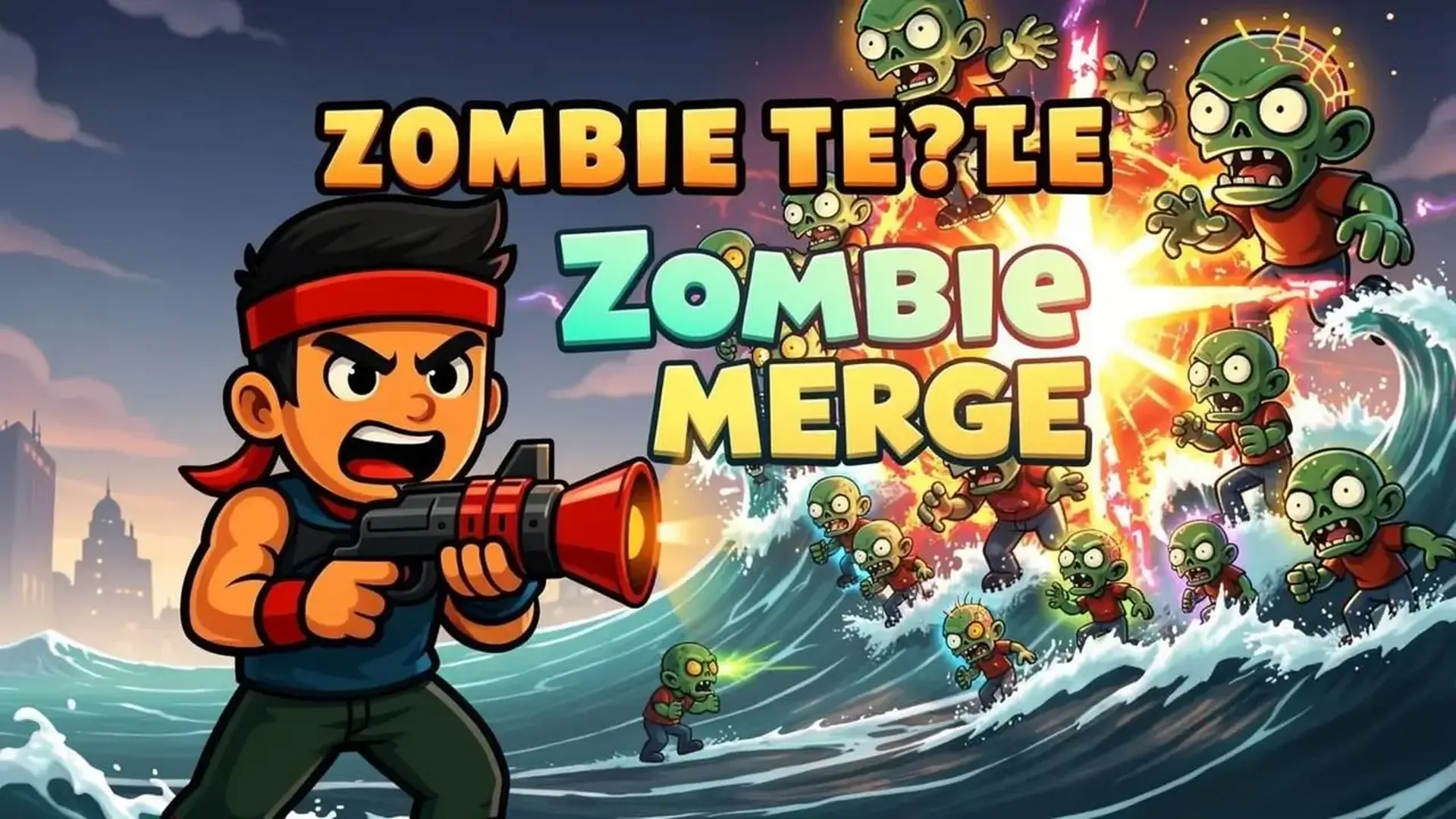 Zombie Merge - Estrategia Fusión Zombi Salva juego