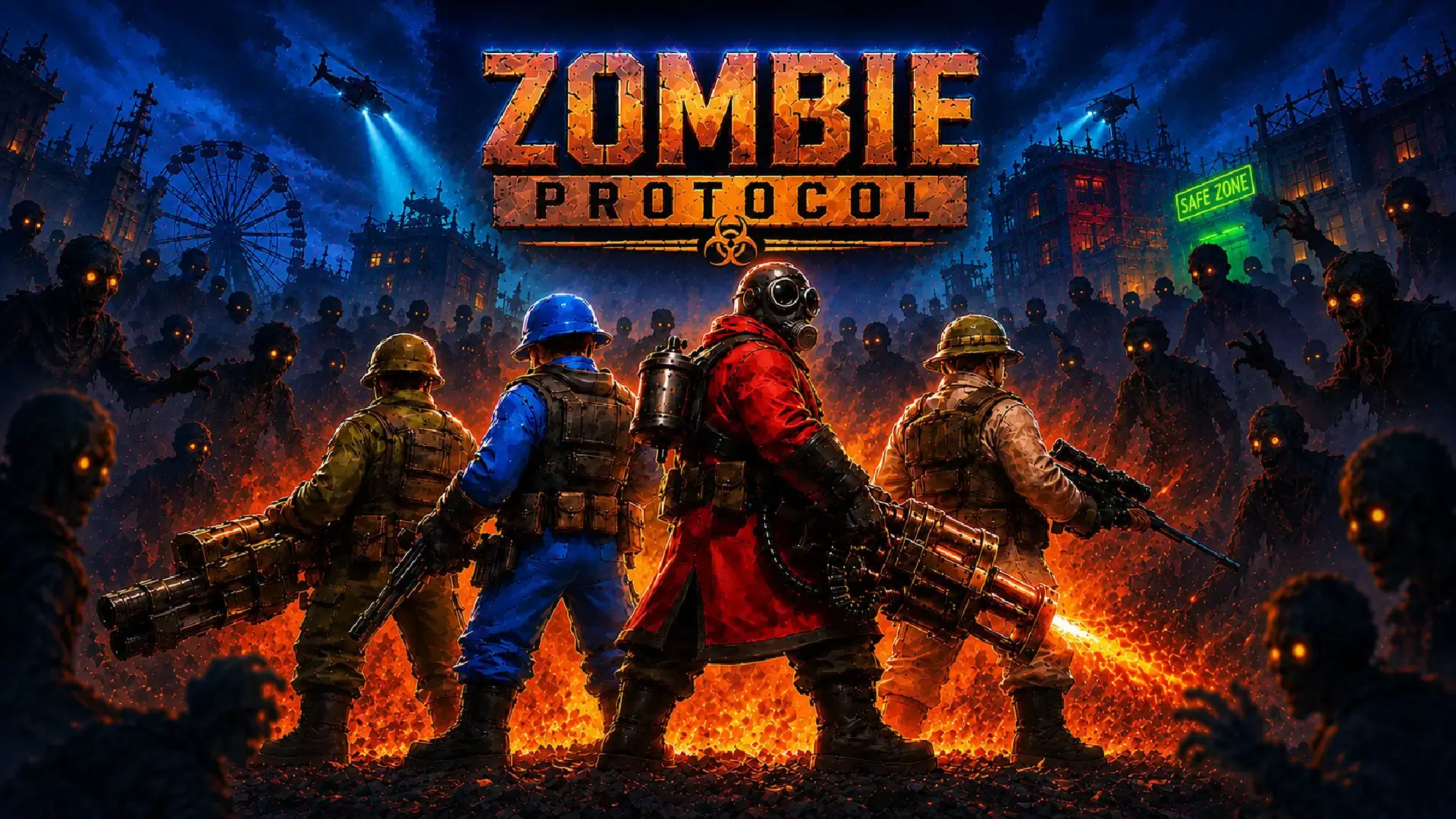 Zombie Protocol - Estrategia RTS Defensa Zombi juego