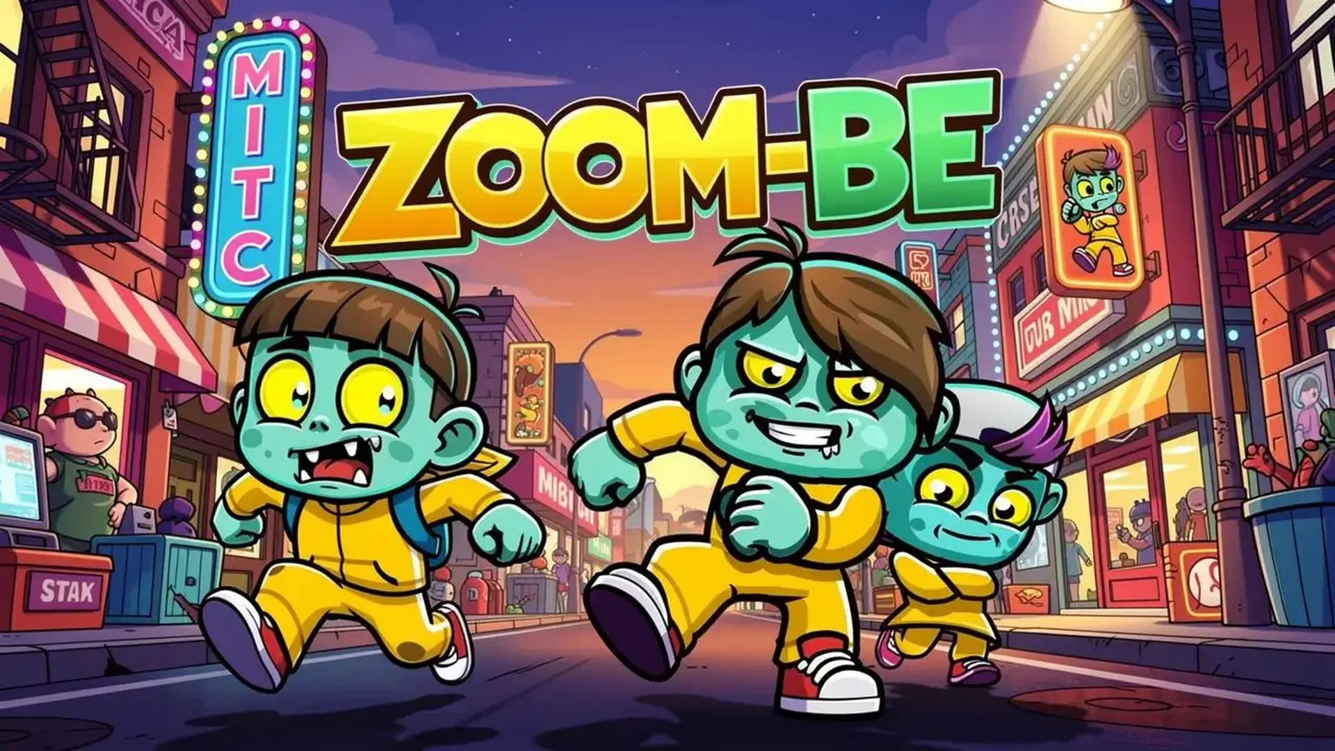 ZOOM-BE - 经典双人僵尸益智闯关：运用独特变异异能，破解实验室烧脑关卡，与好友并肩极限逃生！ 游戏